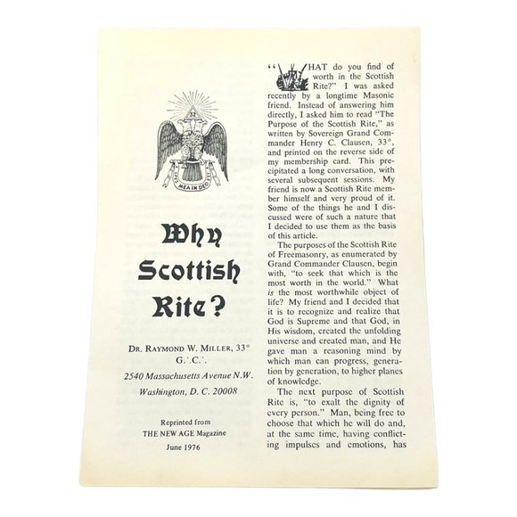 Masonic 32nd Degree Vintage Scottish Rite Cap - Picture 8 of 13